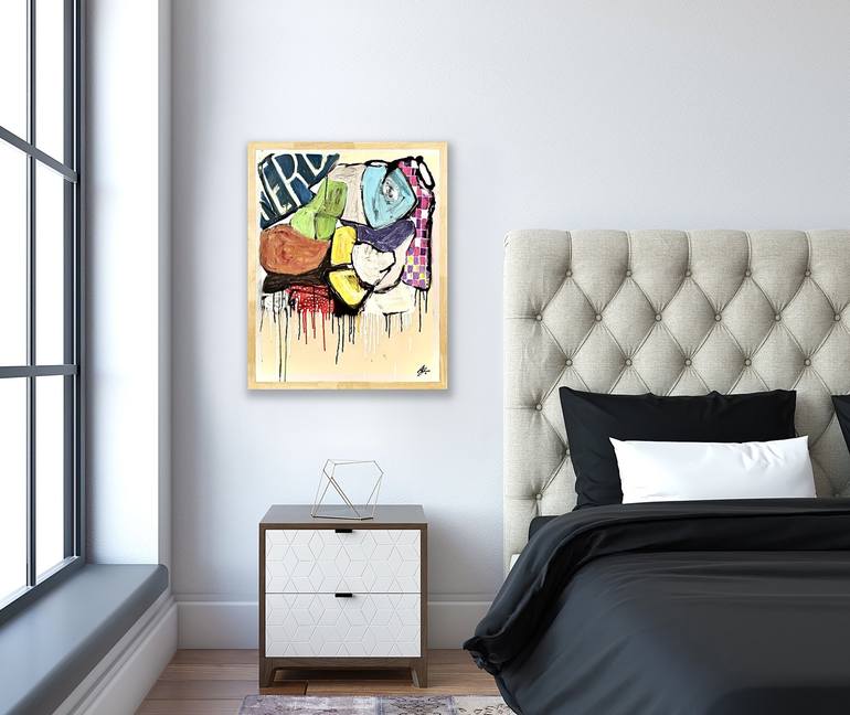 Original Figurative Abstract Painting by Macoon Design