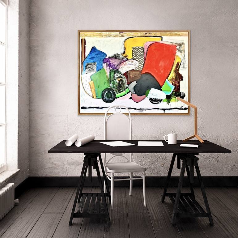 Original Modern Abstract Painting by Macoon Design