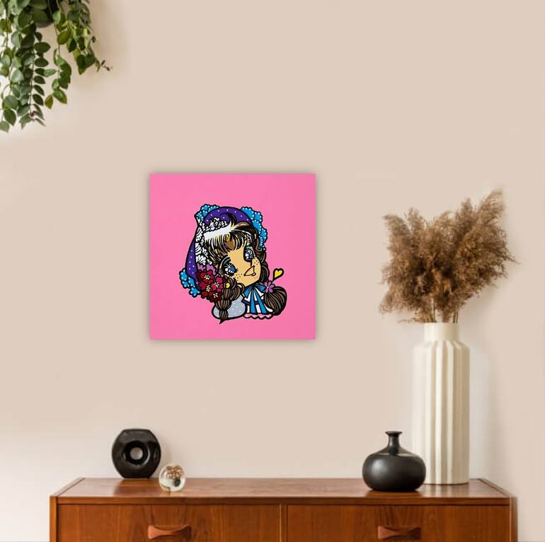 Original Pop Art Comics Painting by Mia Kim