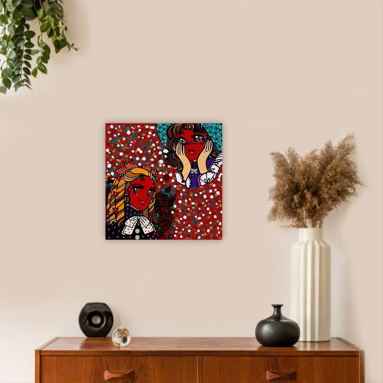 Original Fine Art Women Painting by Mia Kim