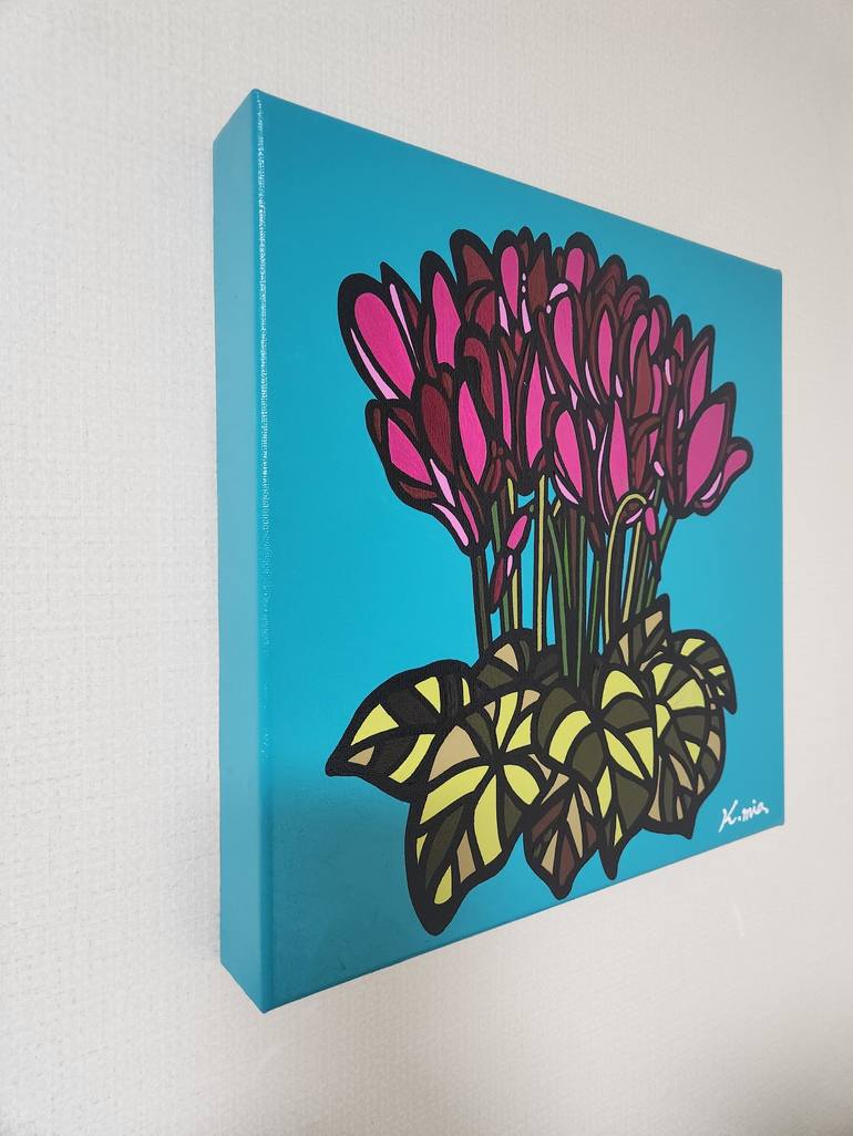 Original Fine Art Floral Painting by Mia Kim