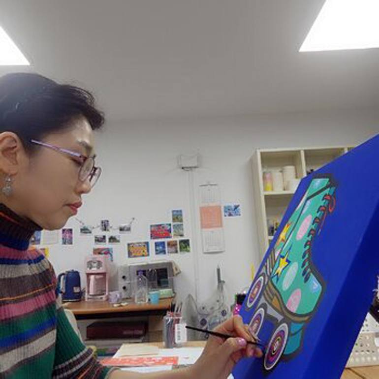 Original Illustration Children Painting by Mia Kim