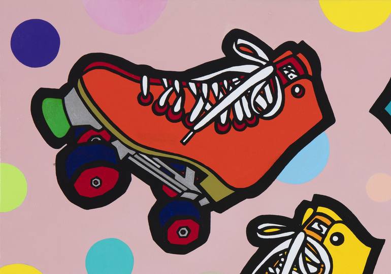 Original Pop Art Sports Painting by Mia Kim