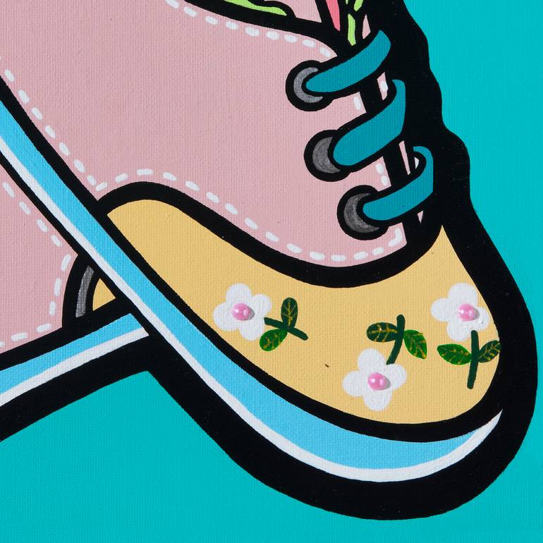 Original Pop Art Children Painting by Mia Kim
