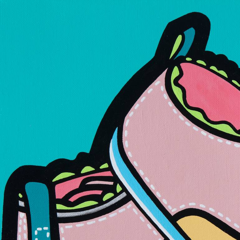 Original Pop Art Children Painting by Mia Kim