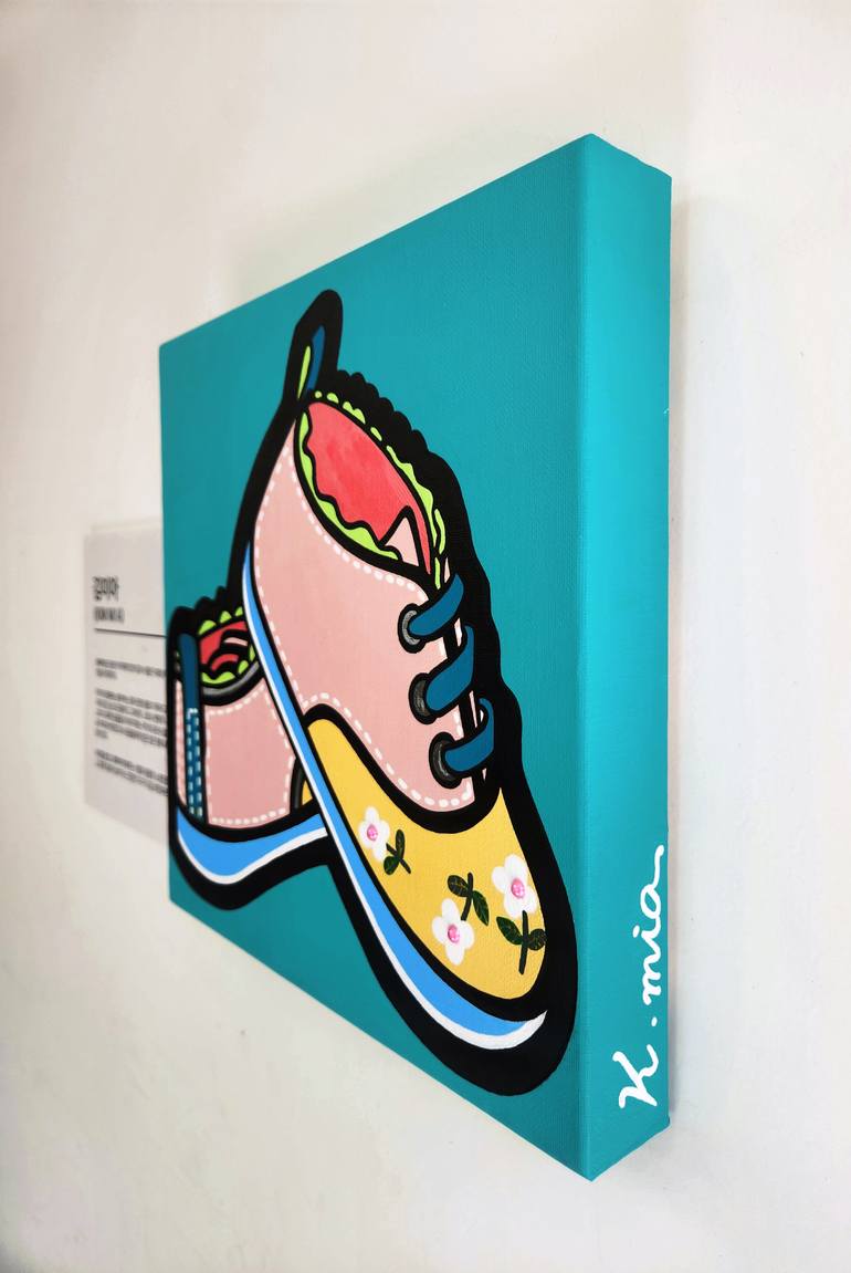 Original Pop Art Children Painting by Mia Kim