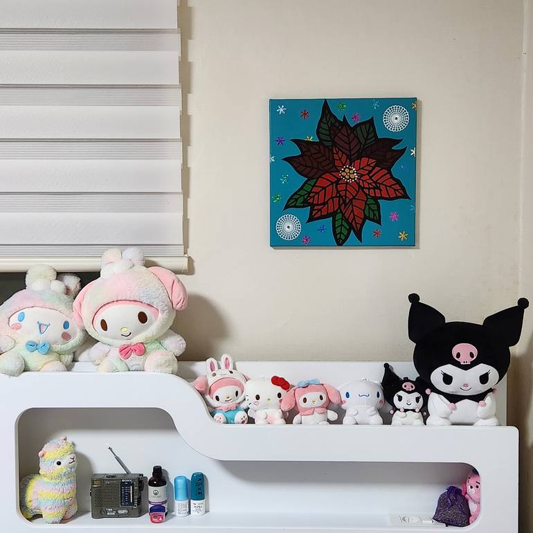 Original Illustration Floral Painting by Mia Kim