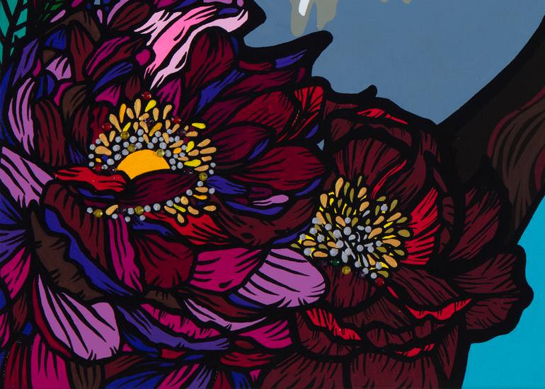Original Contemporary Garden Painting by Mia Kim