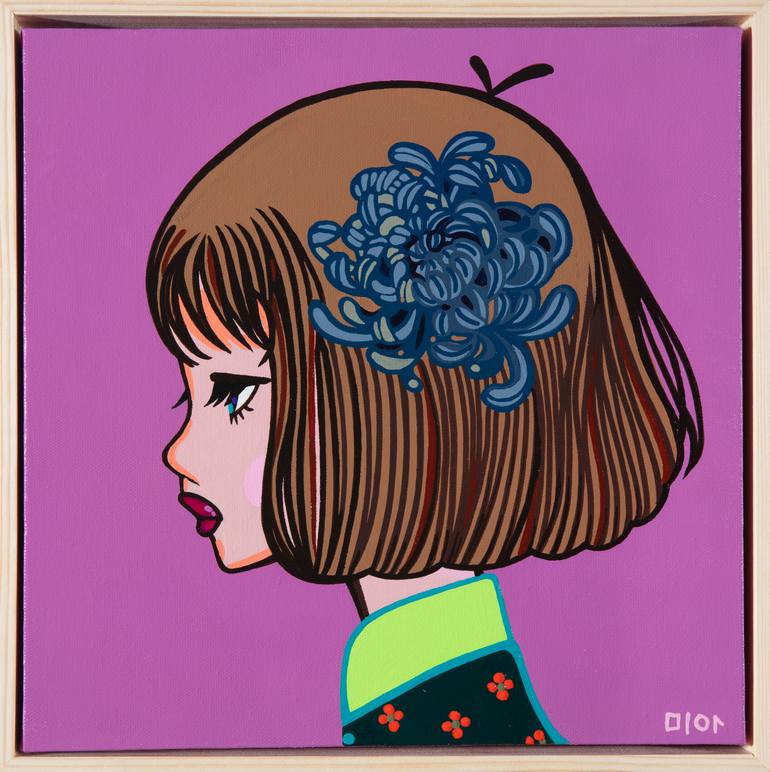 Original Illustration Women Painting by Mia Kim