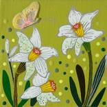 In the garden_Spring (White Narcissus) by Mia Kim