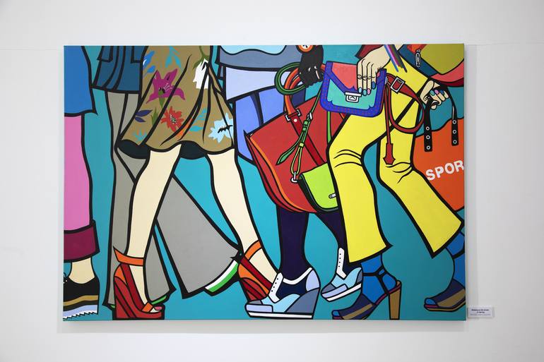 Original Pop Art Women Painting by Mia Kim