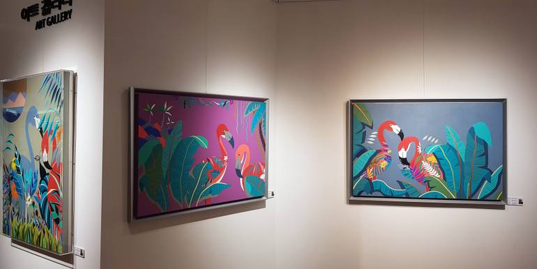 Original Illustration Animal Painting by Mia Kim