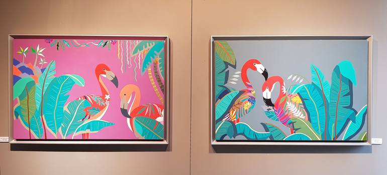 Original Illustration Animal Painting by Mia Kim