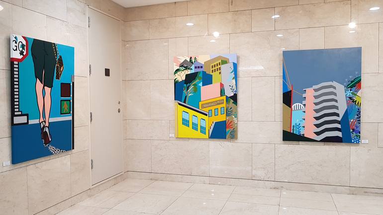 Original Modernism Landscape Painting by Mia Kim