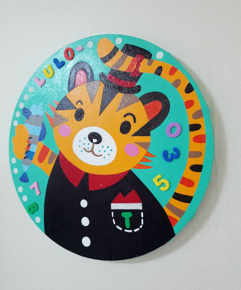 Original Illustration Animal Painting by Mia Kim