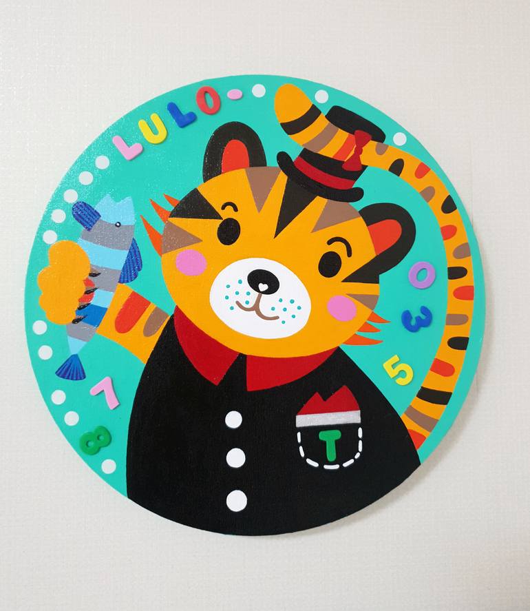 Original Illustration Animal Painting by Mia Kim