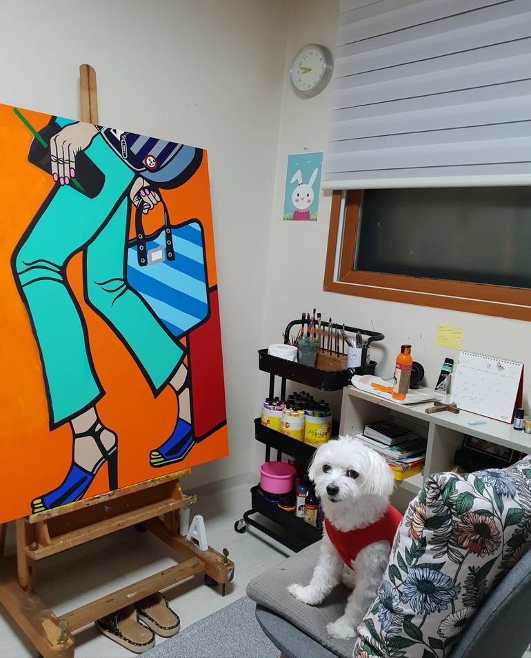 Original Other Women Painting by Mia Kim