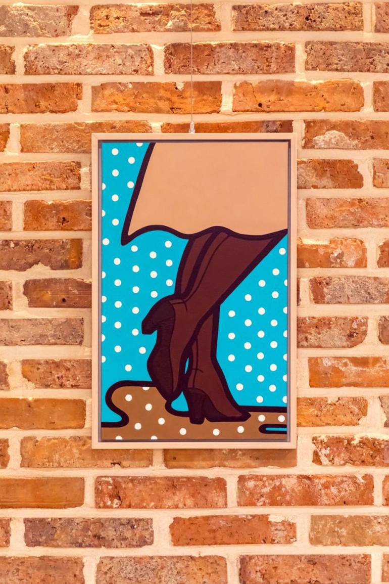 Original Pop Art Women Painting by Mia Kim