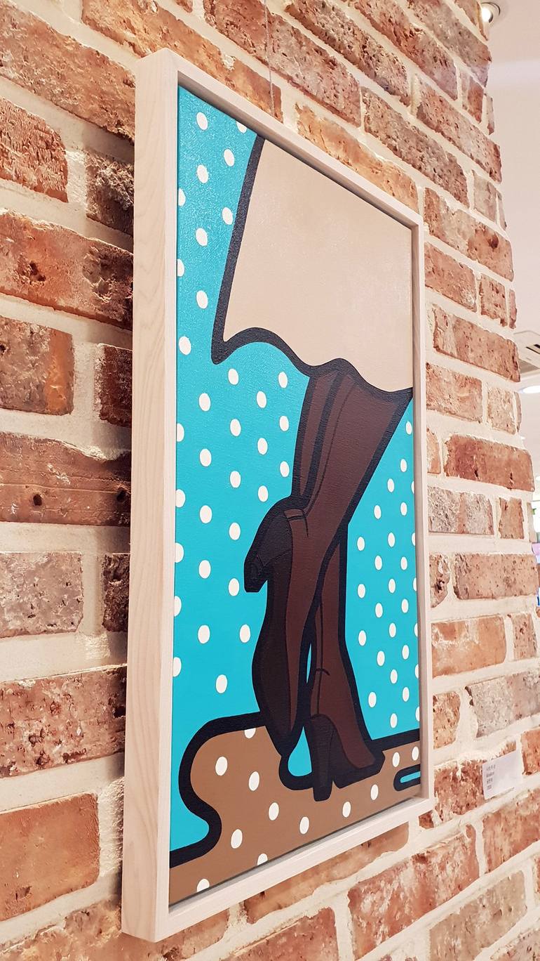 Original Pop Art Women Painting by Mia Kim