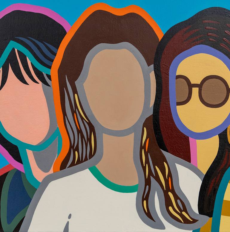 Original Illustration Women Painting by Mia Kim