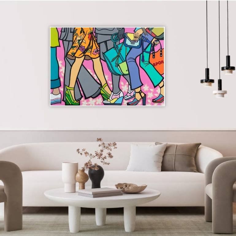 Original Pop Art Women Painting by Mia Kim