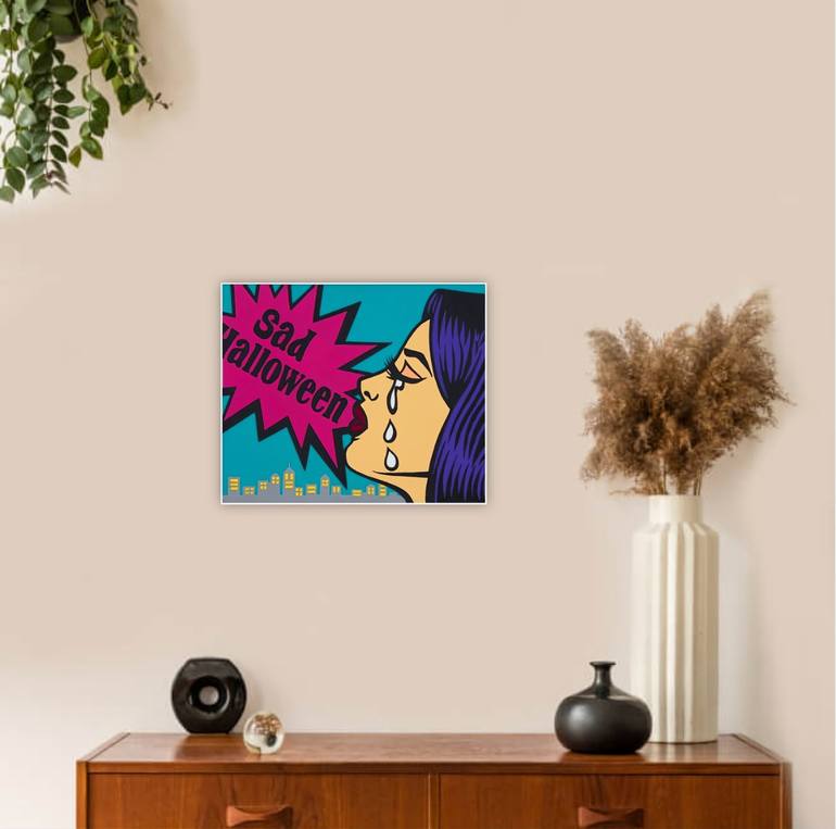 Original Pop Art Women Painting by Mia Kim