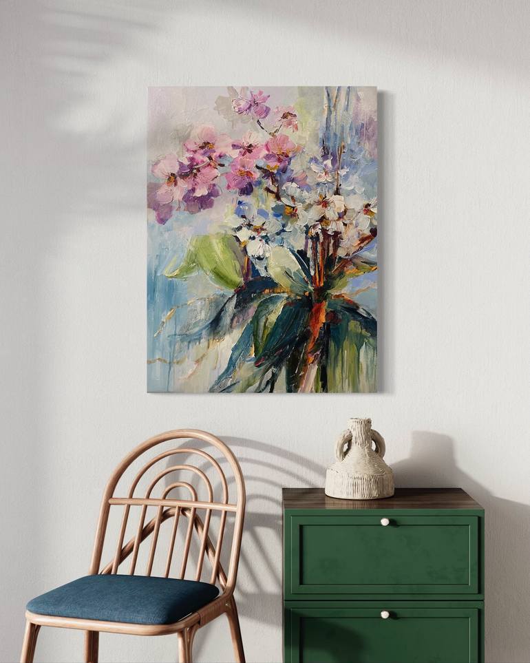 Original Contemporary Floral Painting by Olga Beketova