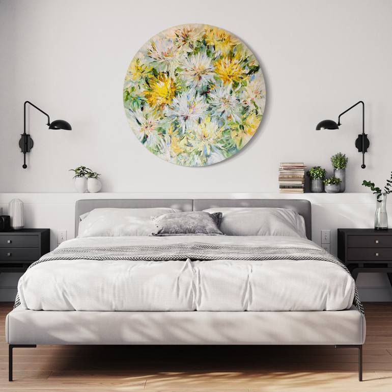 Original Classicism Floral Painting by Olga Beketova