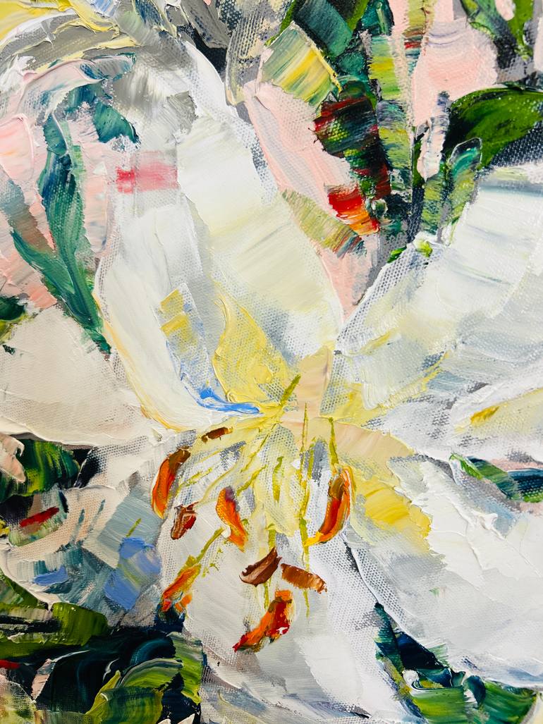 Original Contemporary Floral Painting by Olga Beketova