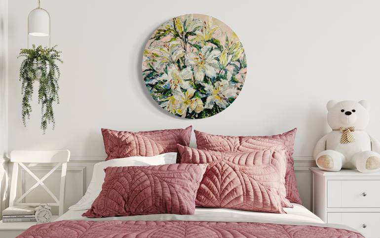 Original Contemporary Floral Painting by Olga Beketova