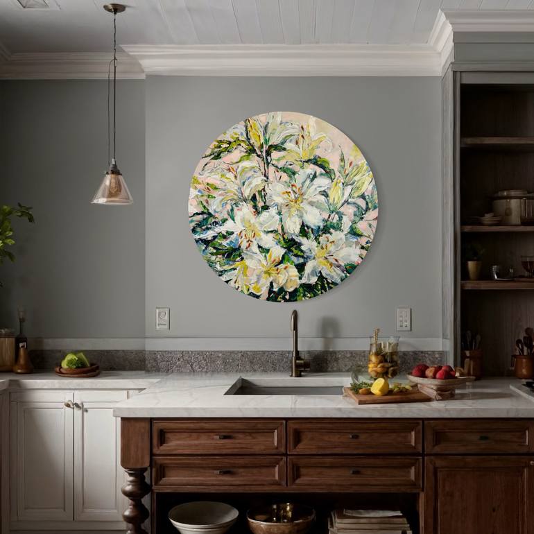 Original Contemporary Floral Painting by Olga Beketova