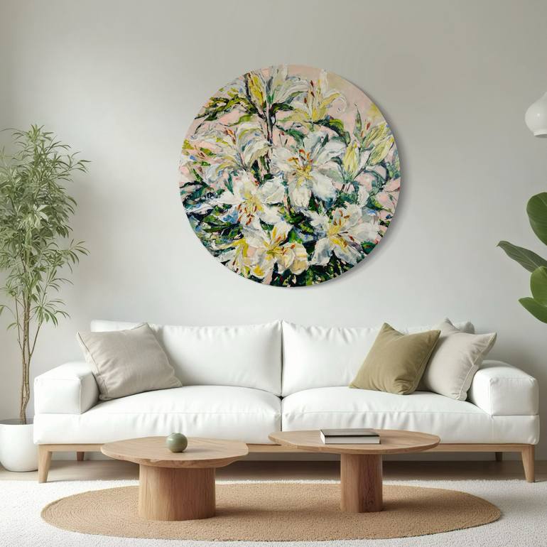 Original Contemporary Floral Painting by Olga Beketova