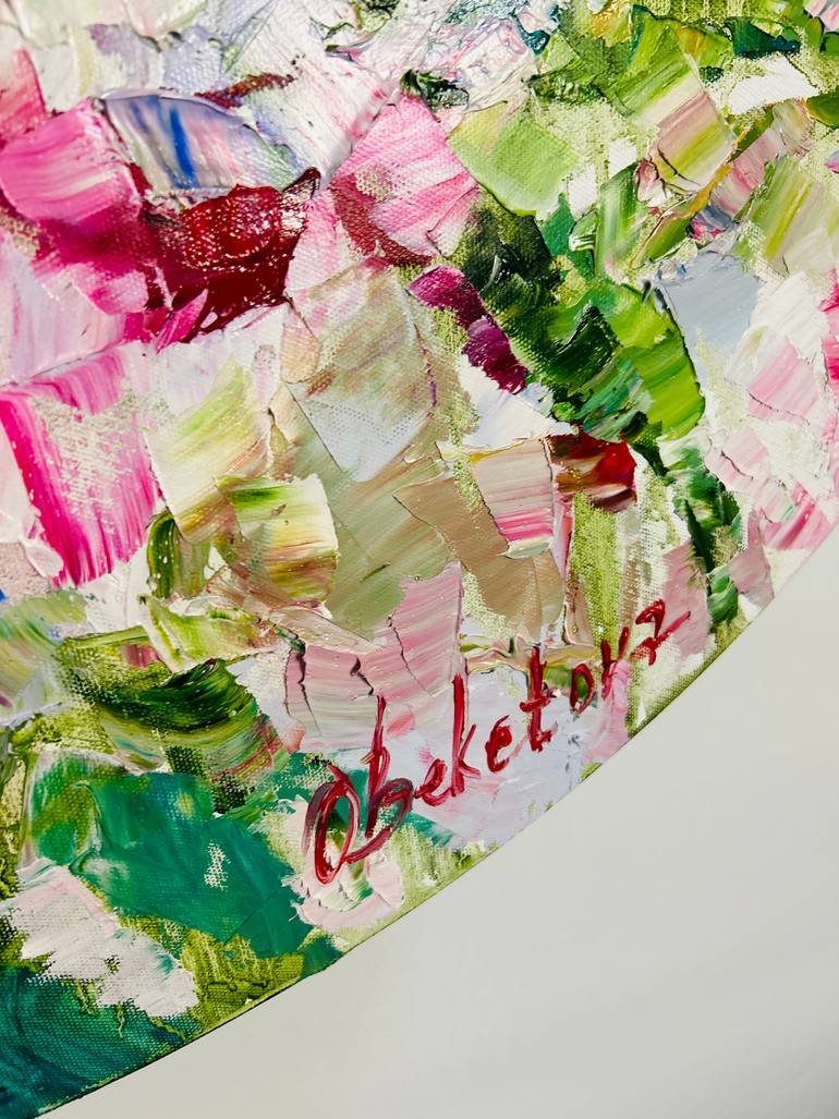 Original Classicism Floral Painting by Olga Beketova