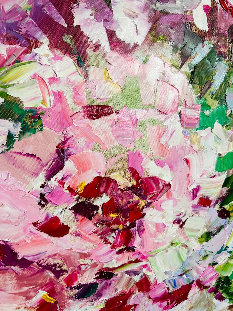 Original Classicism Floral Painting by Olga Beketova