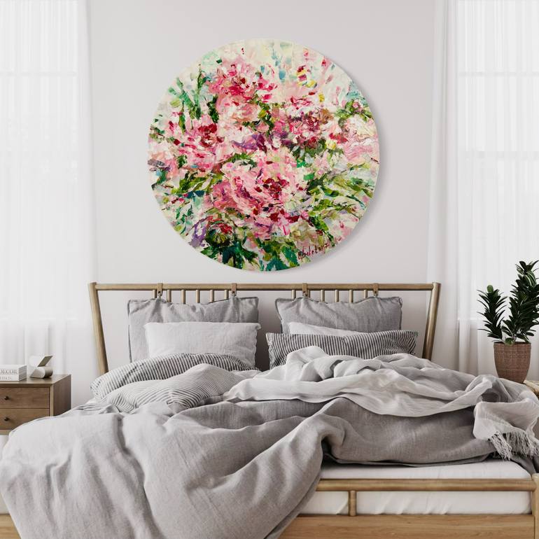 Original Classicism Floral Painting by Olga Beketova