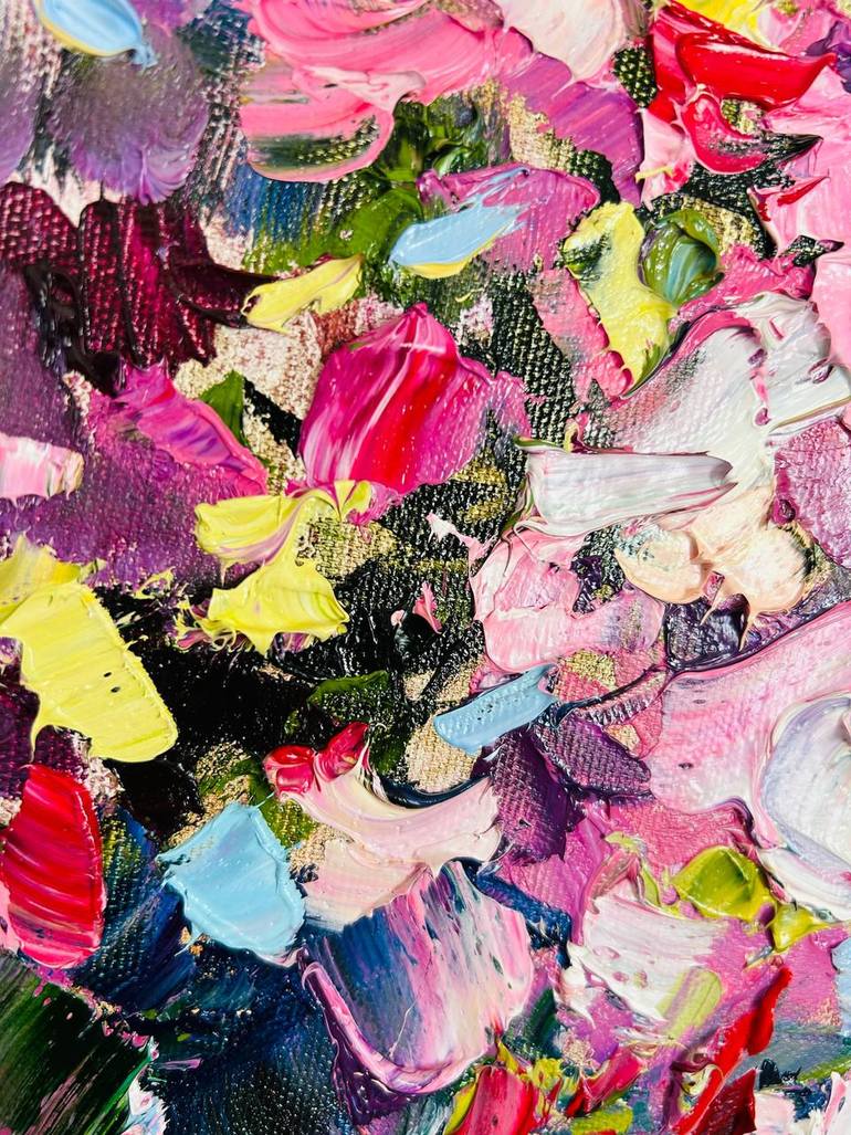 Original Classicism Floral Painting by Olga Beketova