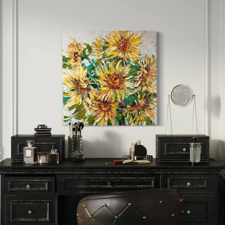Original Contemporary Floral Painting by Olga Beketova