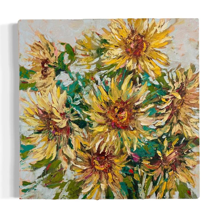 Original Contemporary Floral Painting by Olga Beketova