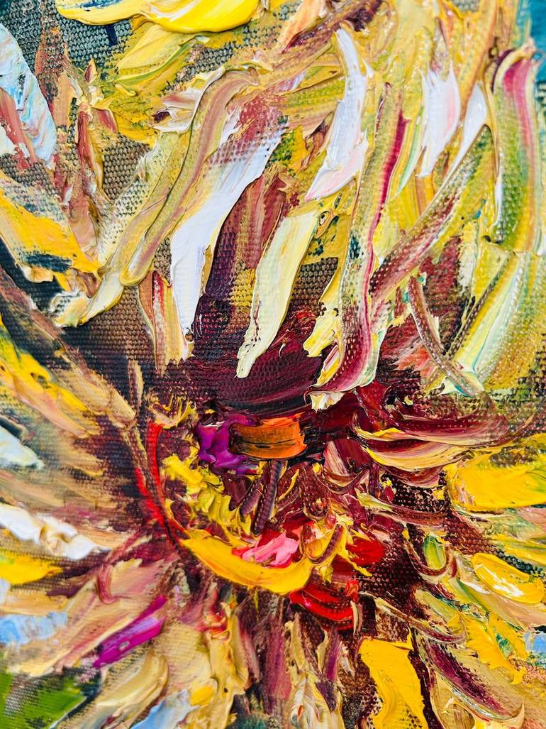 Original Contemporary Floral Painting by Olga Beketova