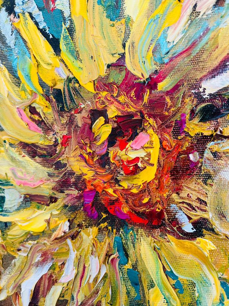 Original Contemporary Floral Painting by Olga Beketova
