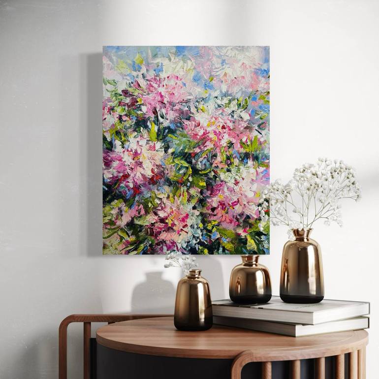 Original Contemporary Floral Painting by Olga Beketova