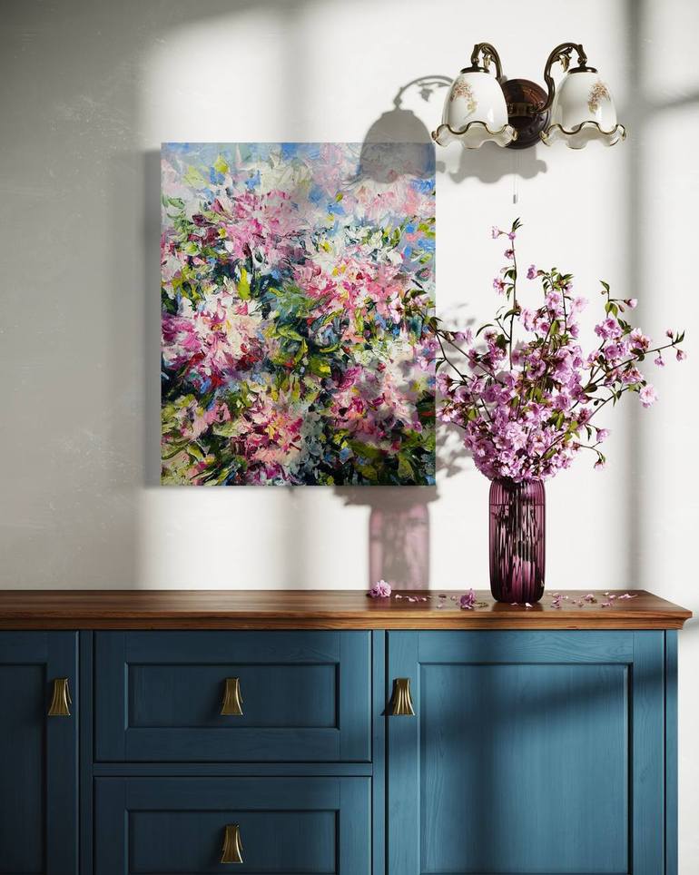 Original Contemporary Floral Painting by Olga Beketova