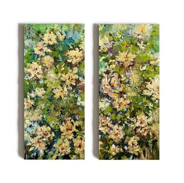Original Classicism Floral Painting by Olga Beketova