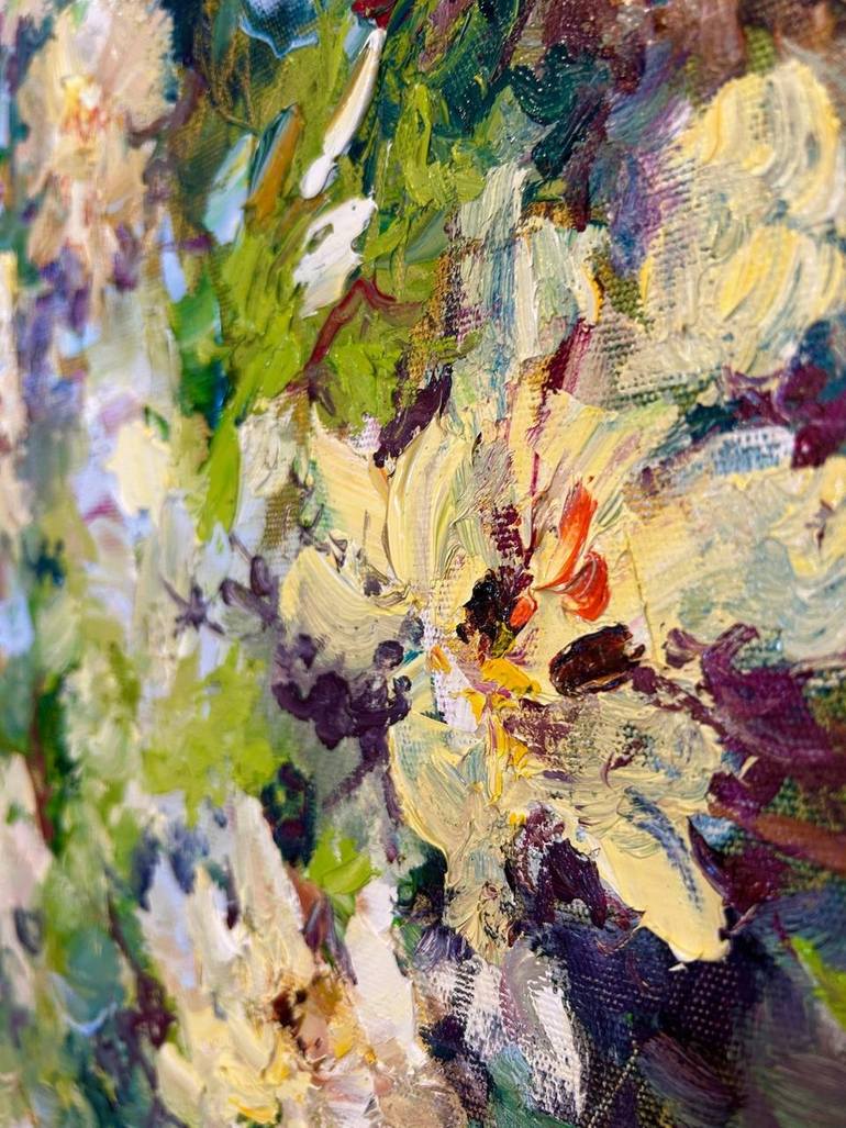 Original Classicism Floral Painting by Olga Beketova