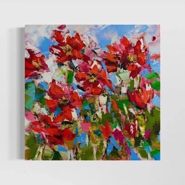 Original Classicism Floral Painting by Olga Beketova