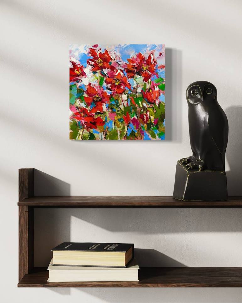 Original Classicism Floral Painting by Olga Beketova