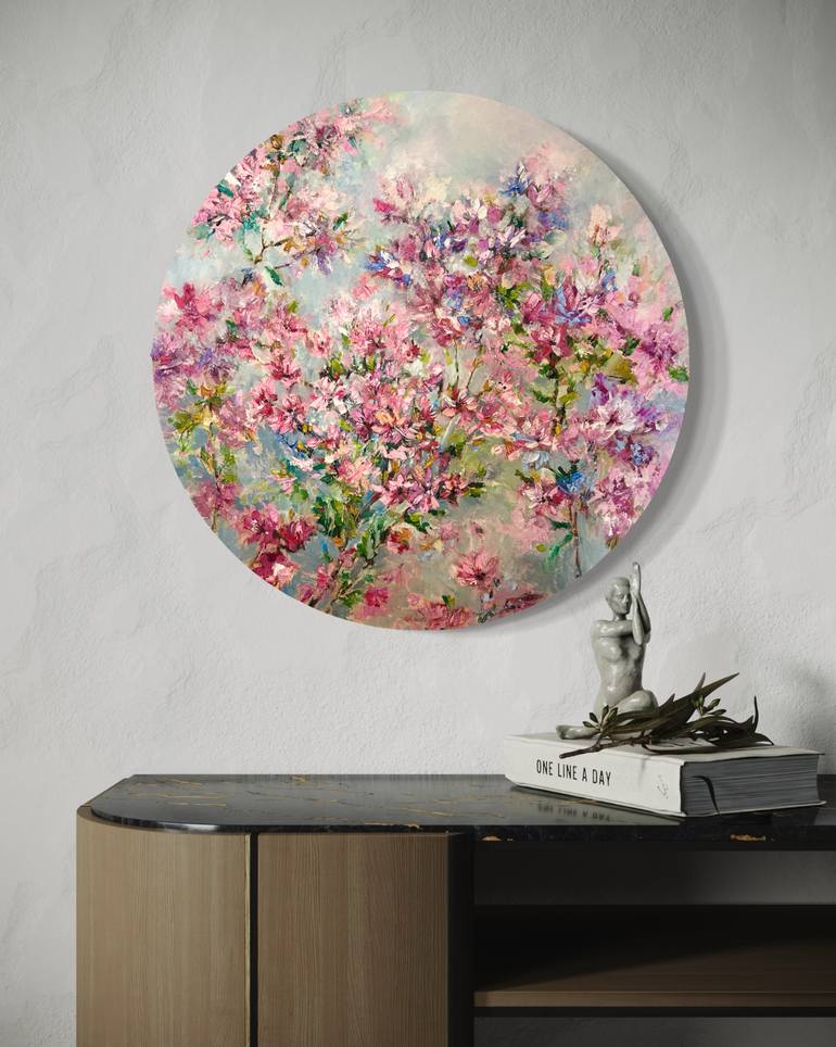 Original Impressionism Floral Painting by Olga Beketova