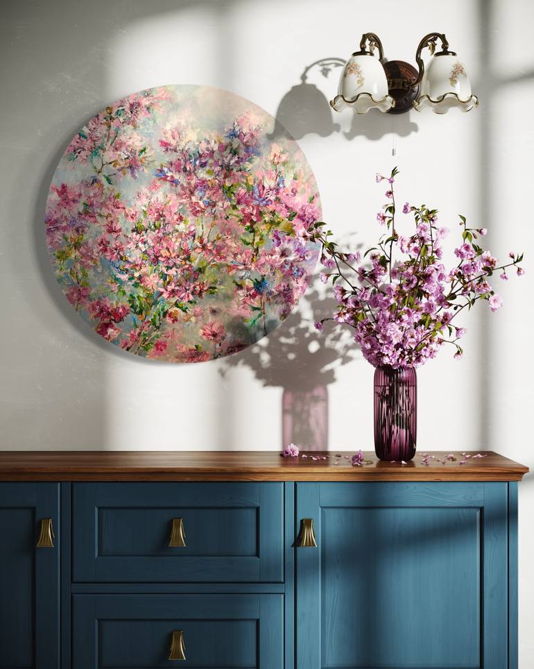 Original Impressionism Floral Painting by Olga Beketova