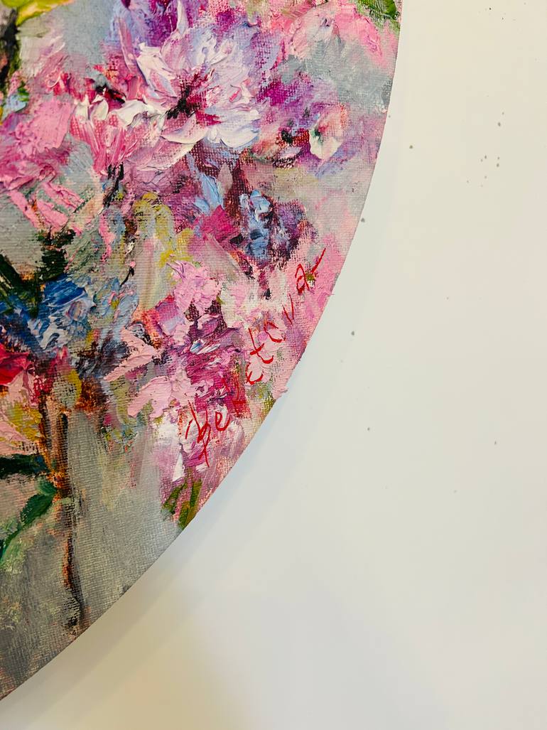 Original Impressionism Floral Painting by Olga Beketova
