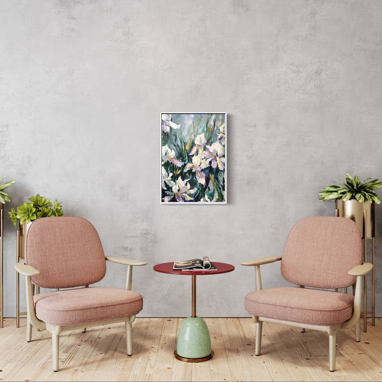 Original Impressionism Floral Painting by Olga Beketova